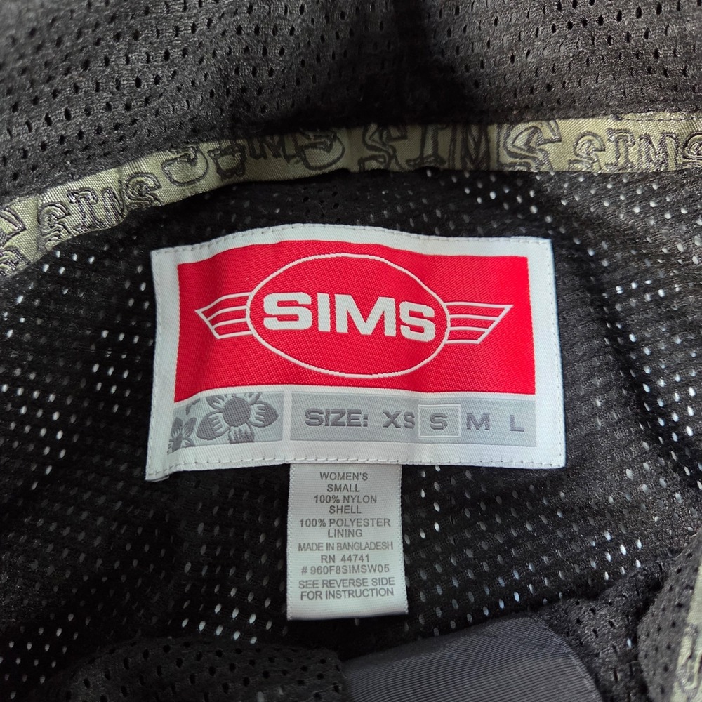 Sims Snowboard Pants Womens Small Black Ski Snow Cargo Vented - Picture 6 of 9